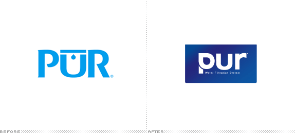 PUR Logo, Before and After