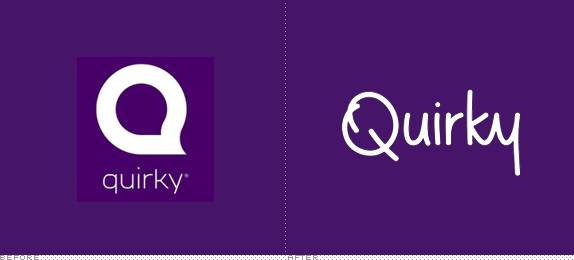 Quirky Logo, Before and After