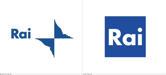 Rai Logo, Before and After