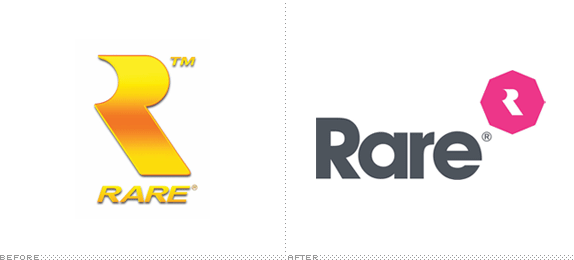 Rare Logo, Before and After