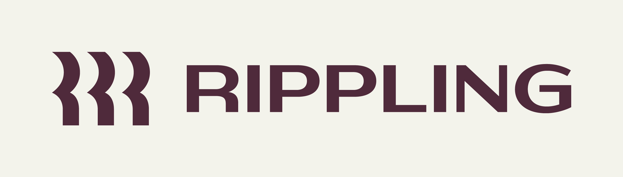 New Logo and Identity for Rippling done In-house