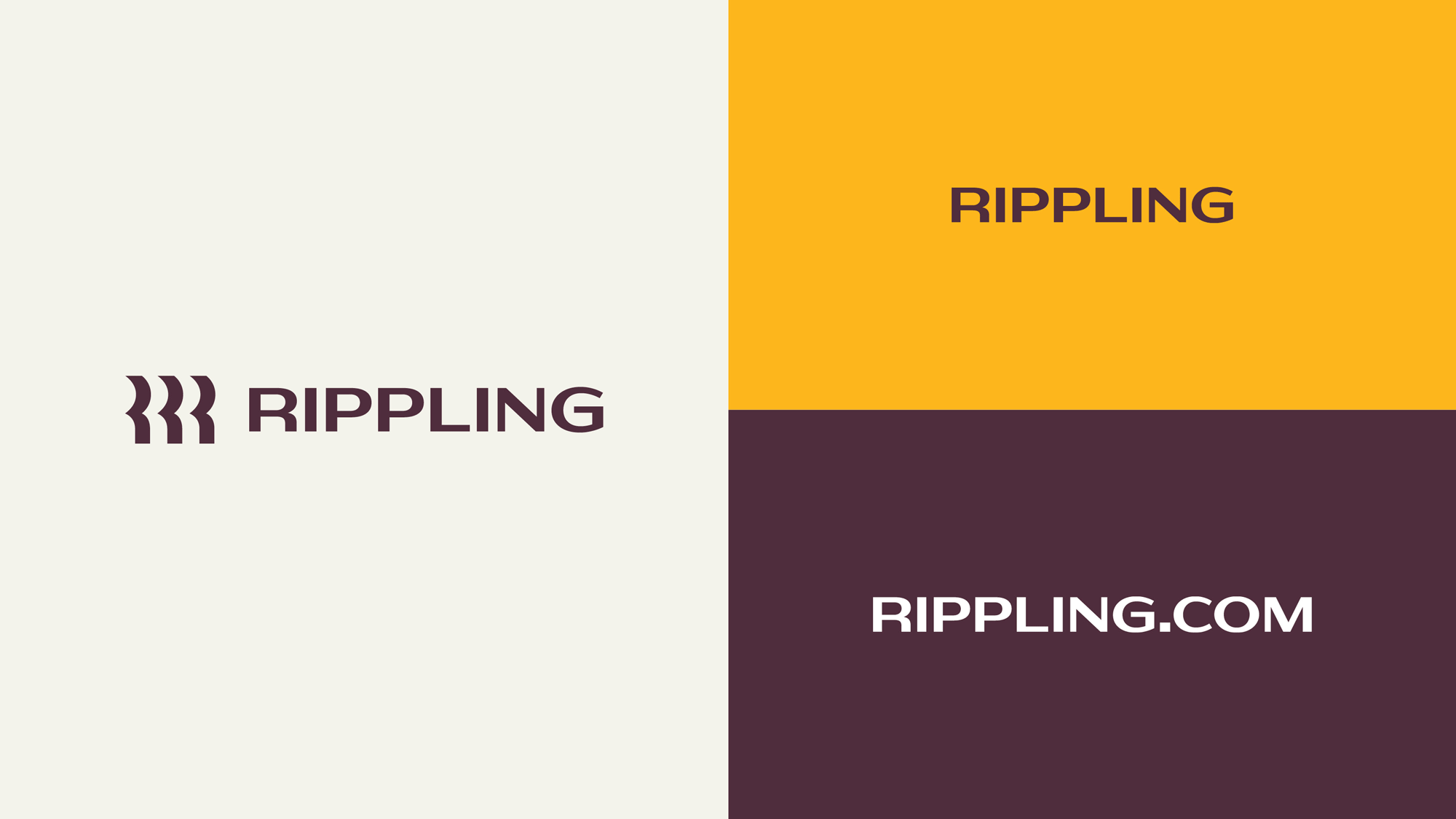 New Logo and Identity for Rippling done In-house