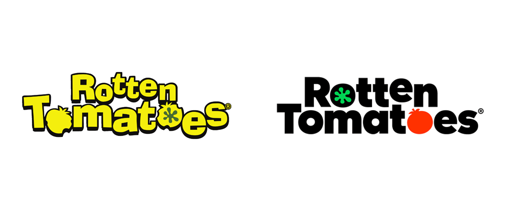 New Logo for Rotten Tomatoes by Pentagram