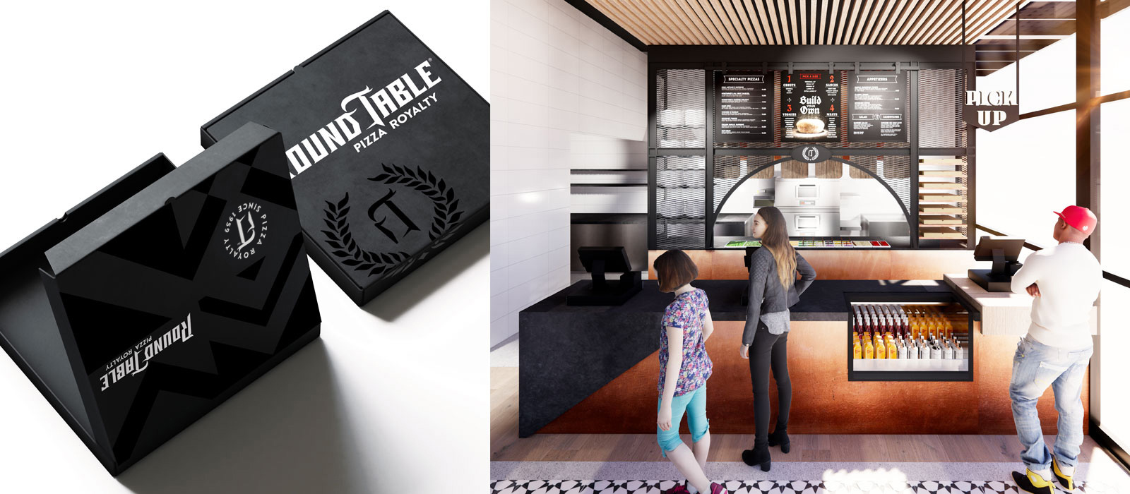 New Logo and Identity for Round Table Pizza by Sterling-Rice Group