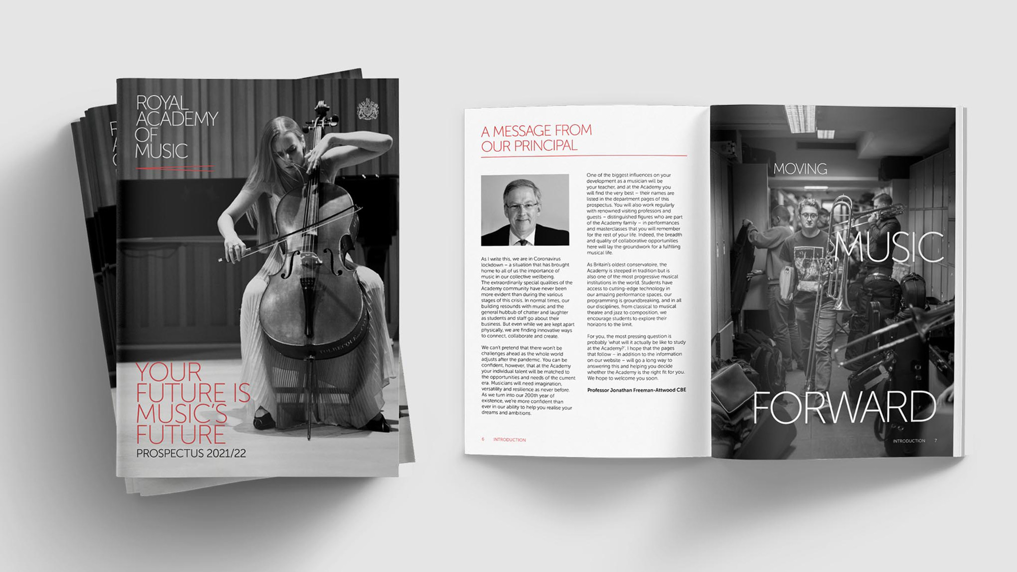 New Logo and Identity for Royal Academy of Music by Johnson Banks