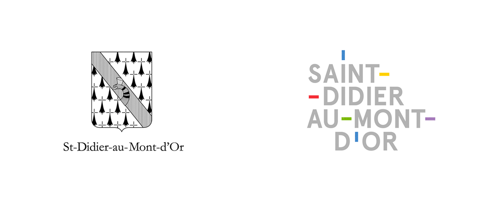 New Logo and Identity for Saint-Didier-au-Mont-d’Or by Graphéine