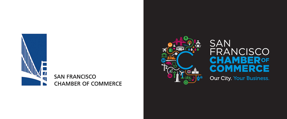 New Logo for San Francisco Chamber of Commerce by Primo Angeli