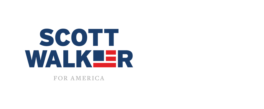 New Logo for Scott Walker done In-house