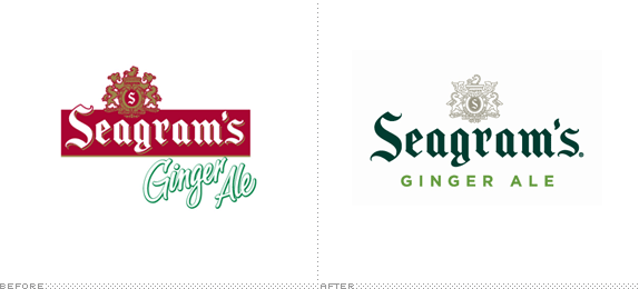 Seagram's Logo, Before and After
