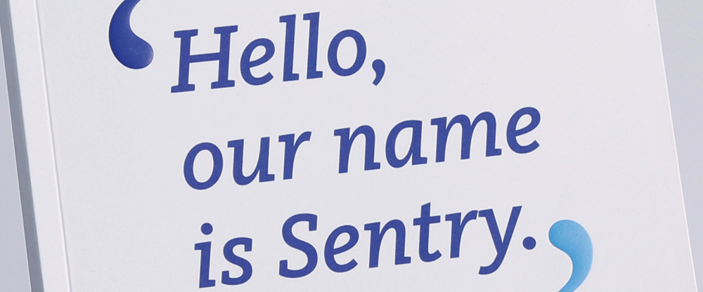 Follow-up: New Identity for Sentry by Futurebrand