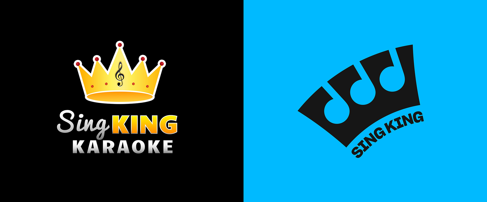 New Logo and Identity for Sing King by Nomad