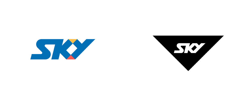New Logo and Identity for SKY by Interbrand