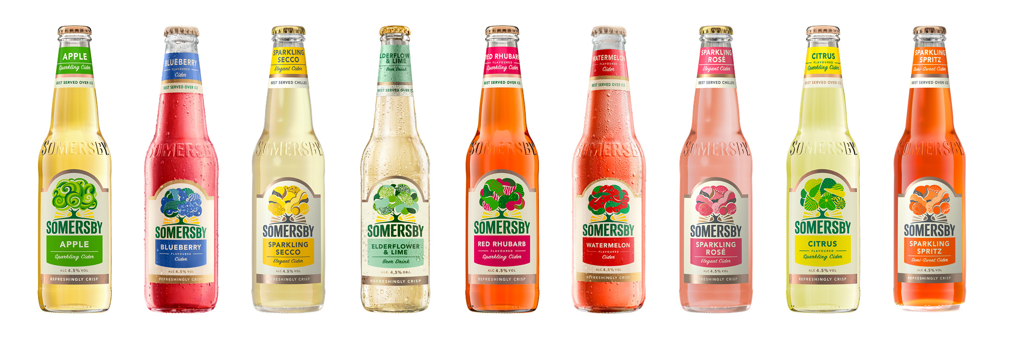 New Logo and Packaging for Somersby by Elmwood