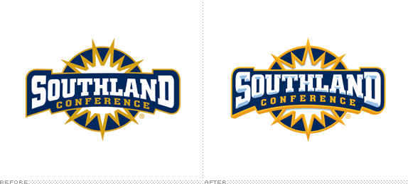 Southland Conference Logo, Before and After