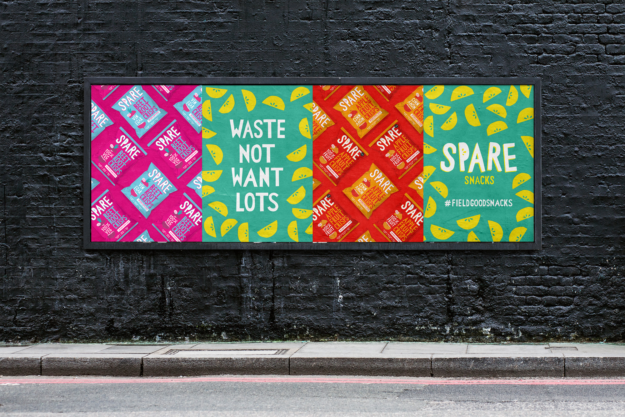 New Logo and Packaging for Spare Snacks by The Clerkenwell Brothers