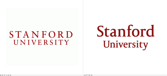 Stanford Logo, Before and After