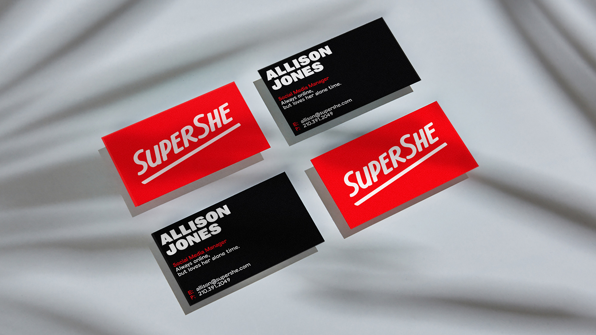 New Logo and Identity for SuperShe by &Walsh