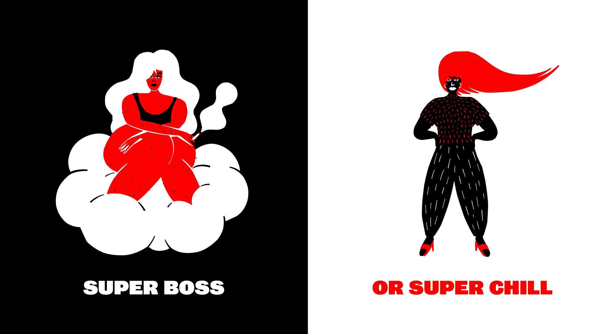 New Logo and Identity for SuperShe by &Walsh