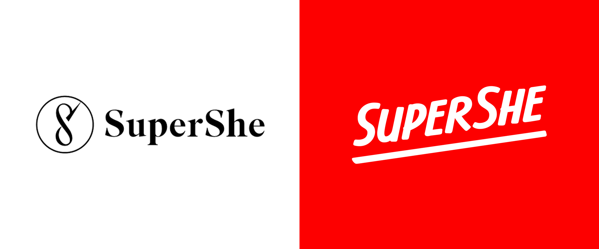New Logo and Identity for SuperShe by &Walsh