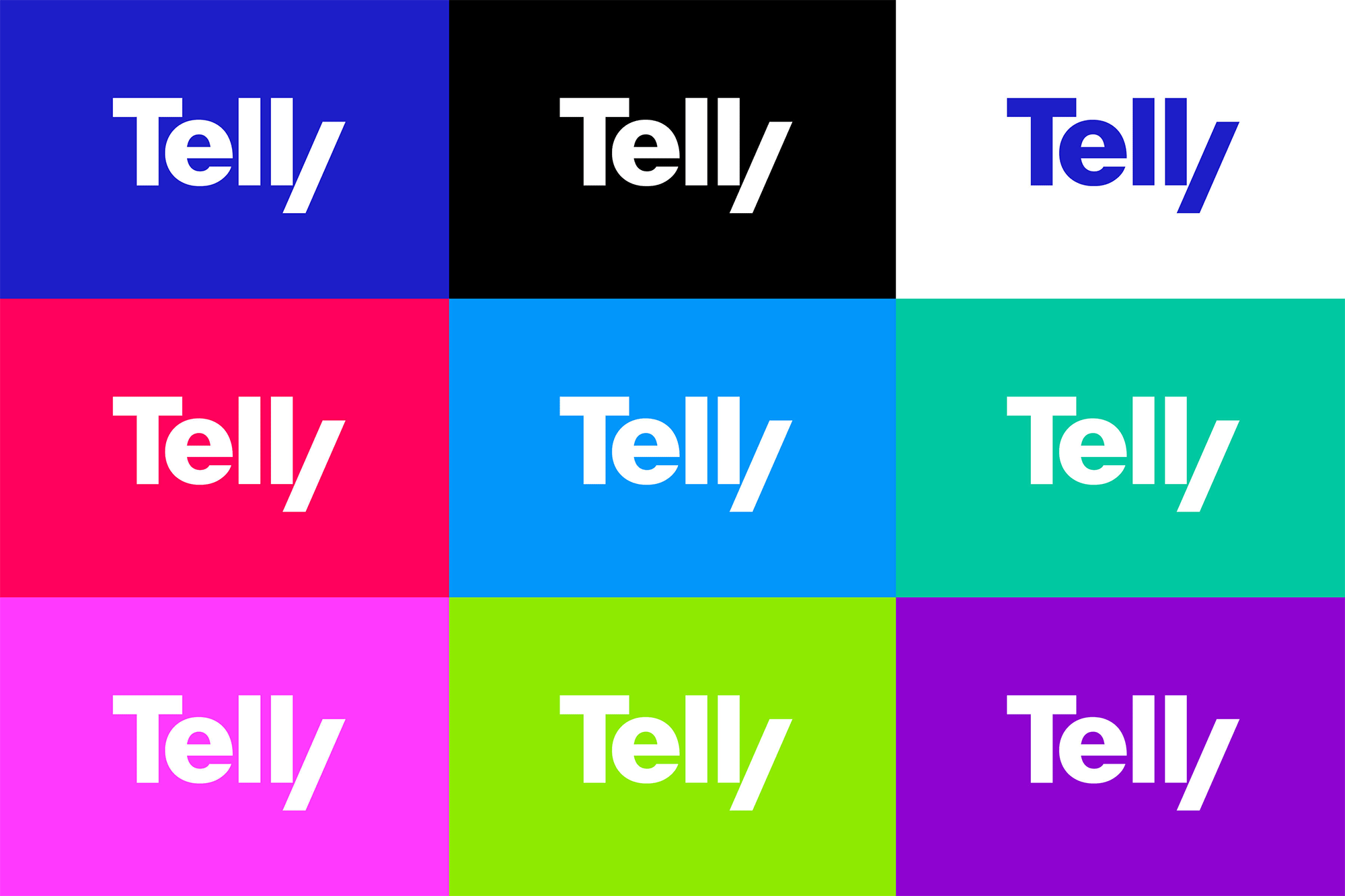 New Name, Logo, and Identity for Telly by Studio Najbrt