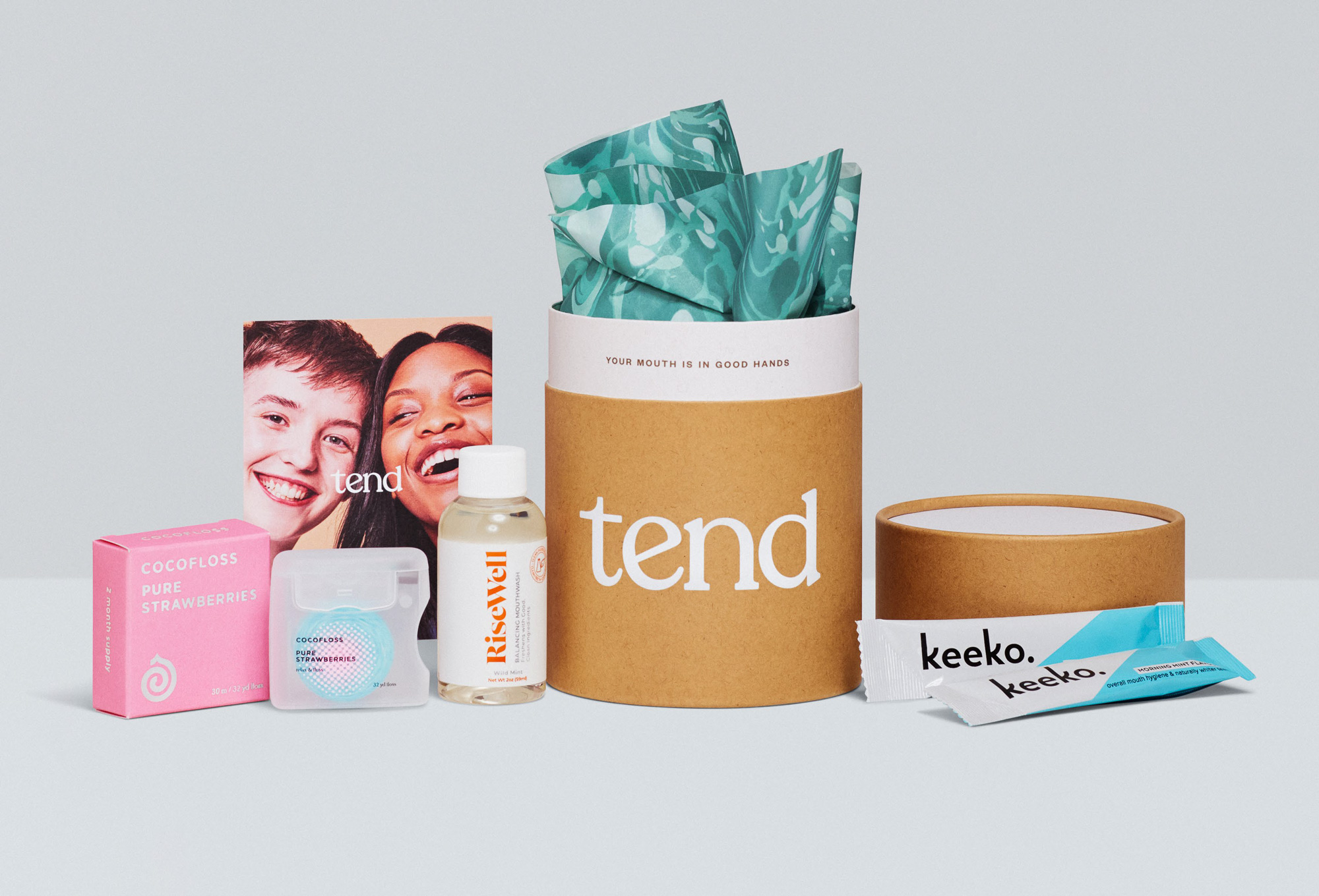 New Logo and Identity for Tend by Mythology