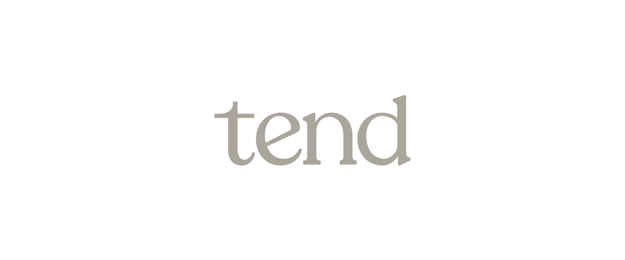 New Logo and Identity for Tend by Mythology