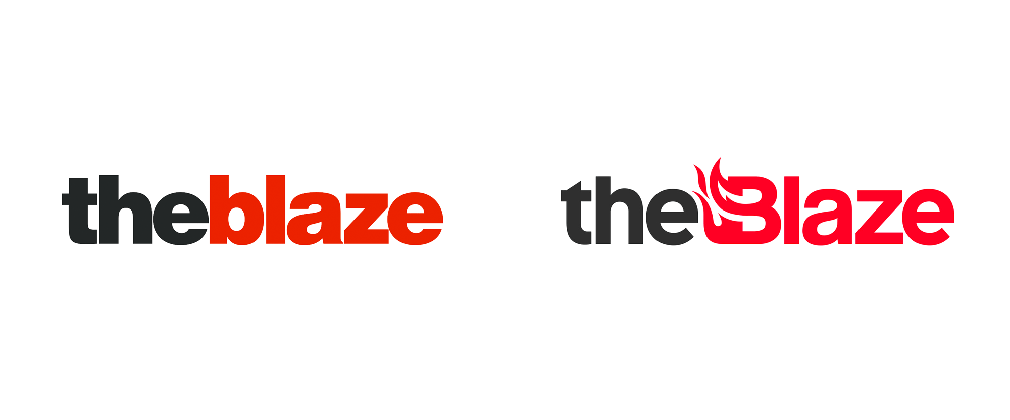 New Logos and Identity for The Blaze and Blaze Media done In-house