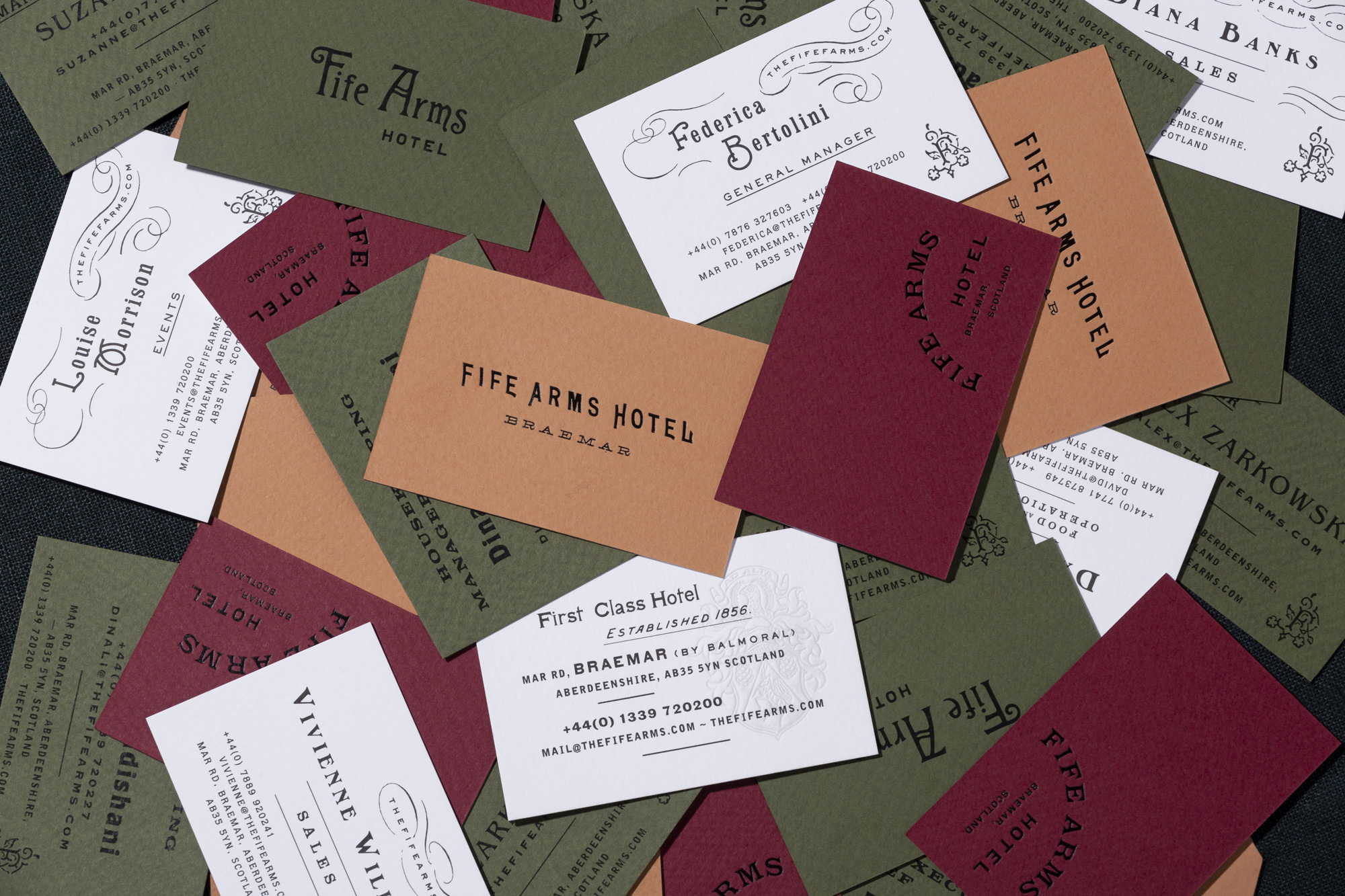 New Logo and Identity for The Fife Arms by Here Design