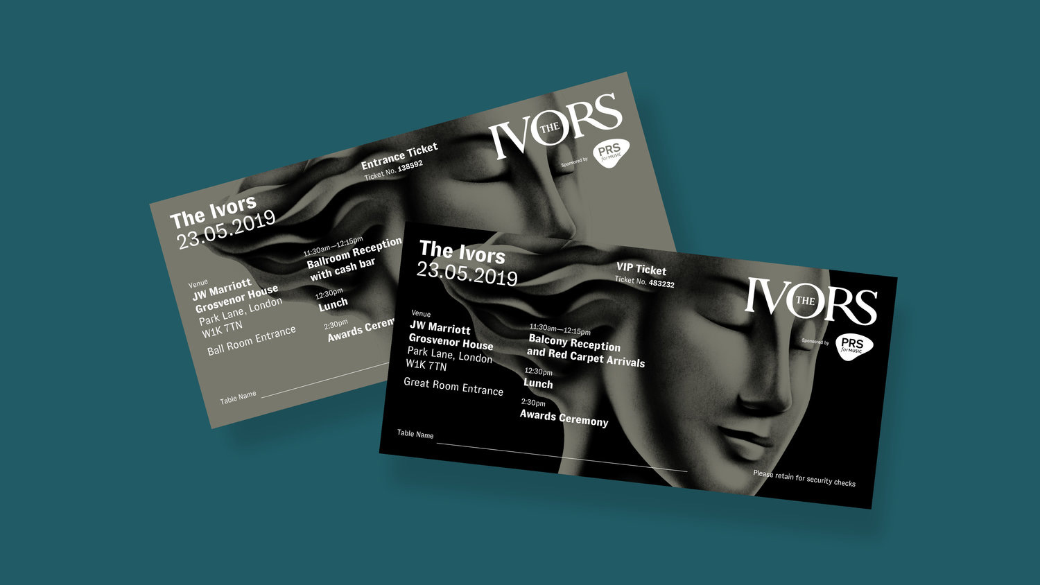 New Logo and Identity for The Ivors by The Playground