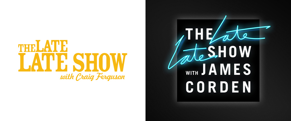 New Logo and Show Open for The Late Late Show with James Corden by Trollbäck+Company