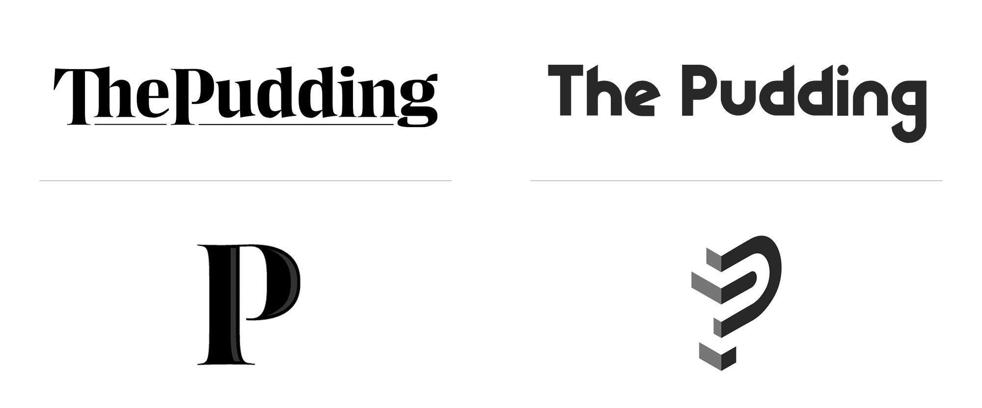 New Logo for The Pudding