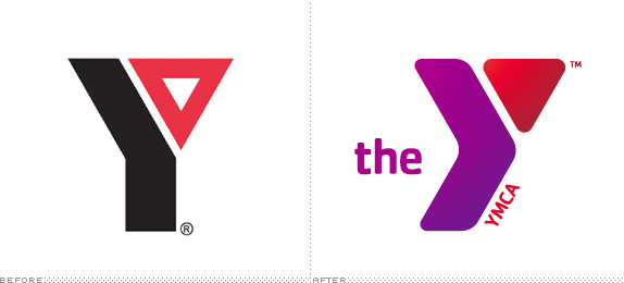 The Y Logo, Before and After
