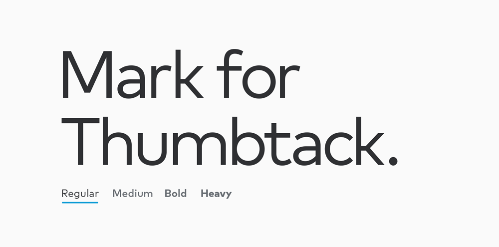 New Logo and Identity for Thumbtack by Instrument and In-house