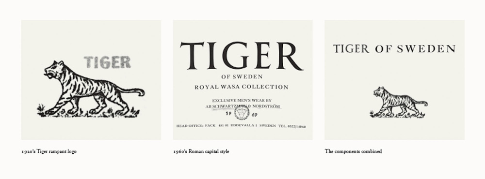 New Logo and Identity for Tiger of Sweden by A New Archive