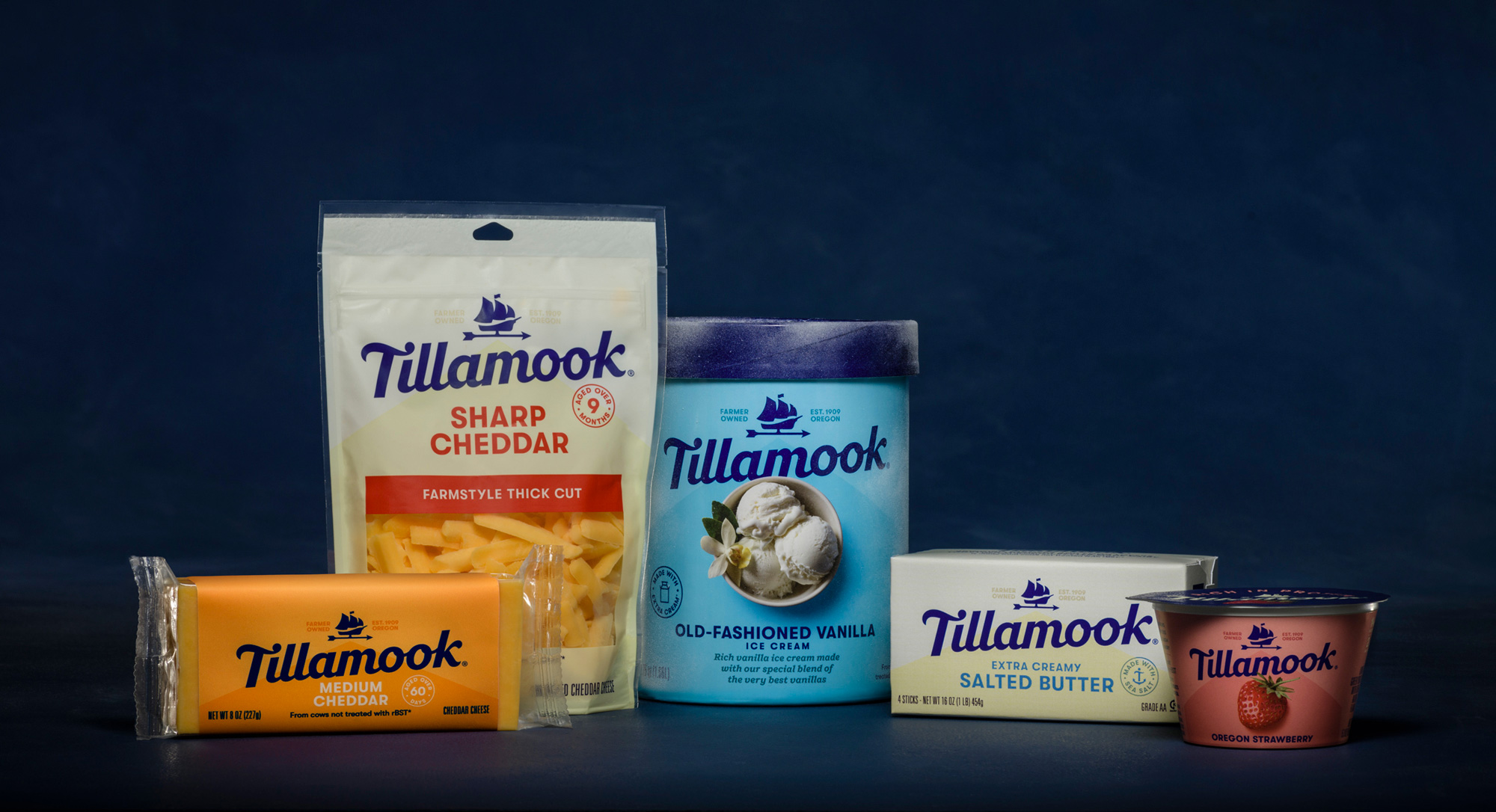 New Logo and Packaging for Tillamook by Turner Duckworth