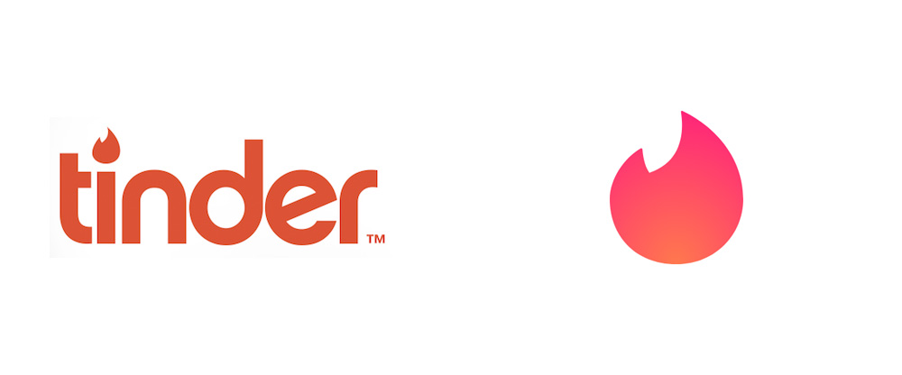 New Logo for Tinder by DesignStudio in Collaboration with In-house