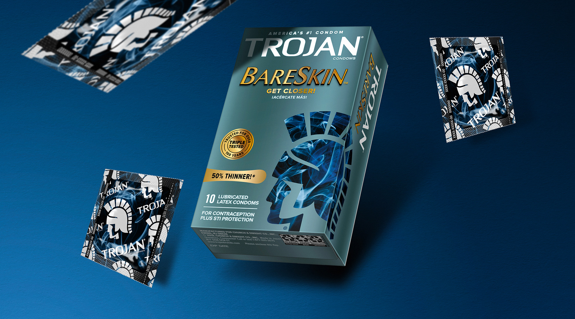 New Logo and Packaging for Trojan by Dragon Rouge