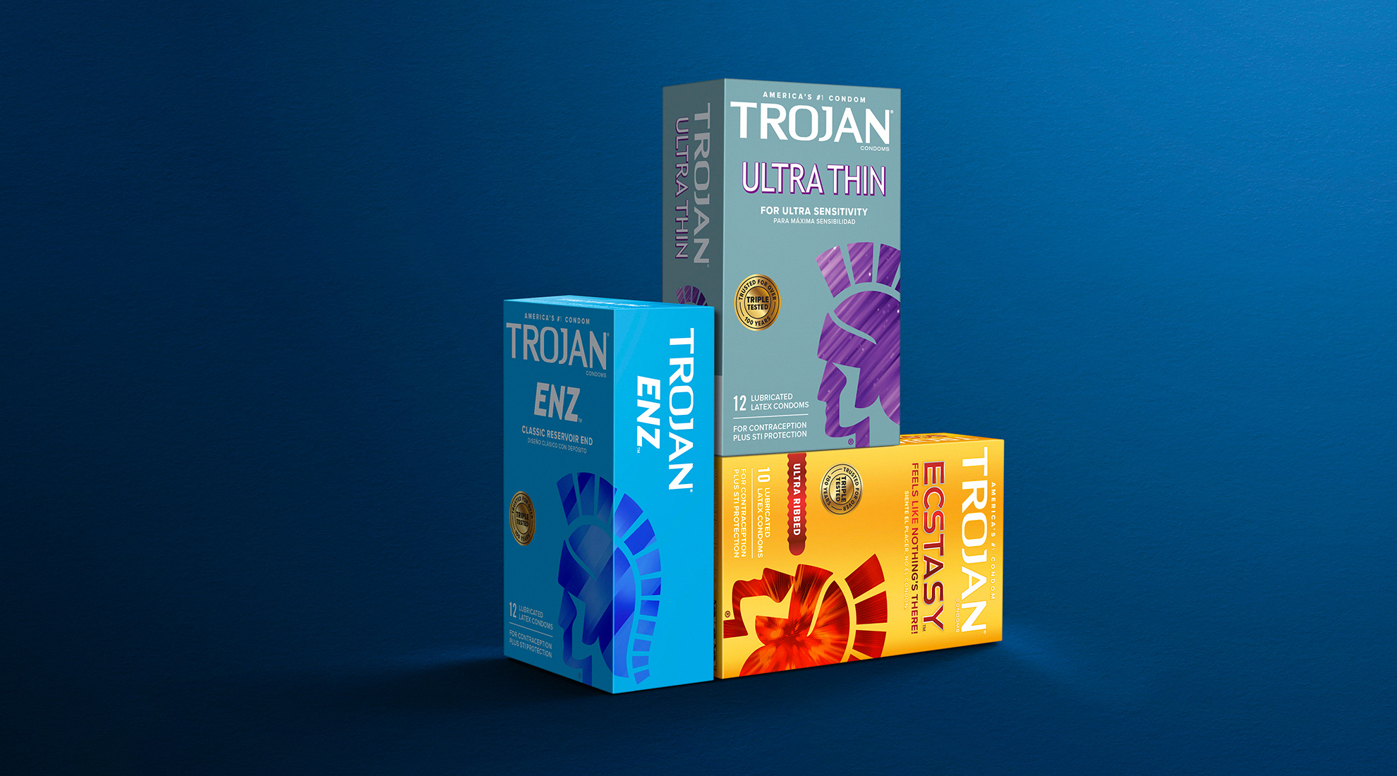 New Logo and Packaging for Trojan by Dragon Rouge