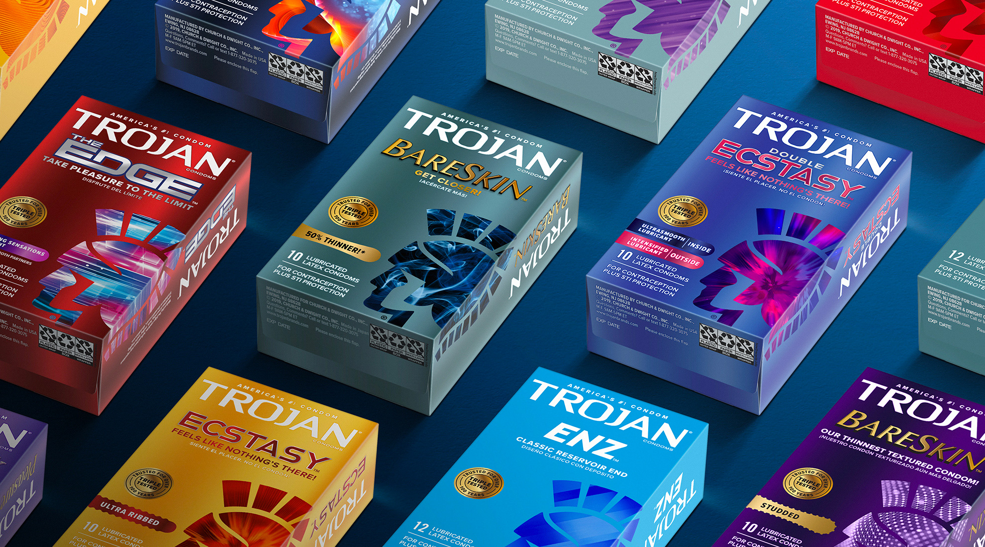 New Logo and Packaging for Trojan by Dragon Rouge