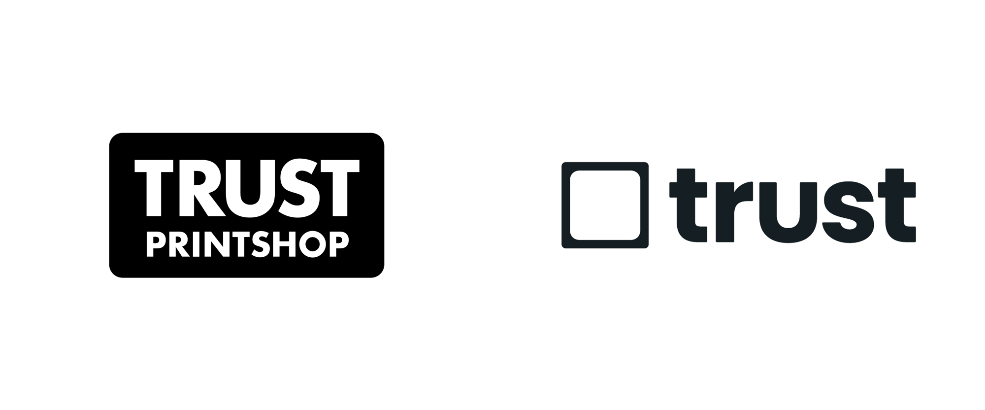 New Logo for Trust Printshop done In-house
