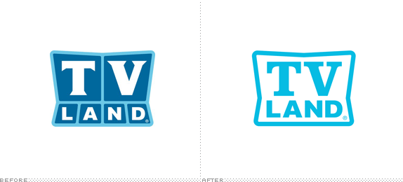 TV Land Logo, Before and After