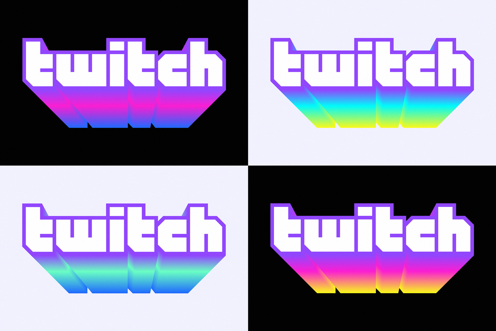 New Logo and Identity for Twitch by COLLINS and In-house