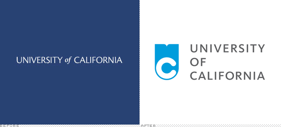 University of California Logo, Before and After