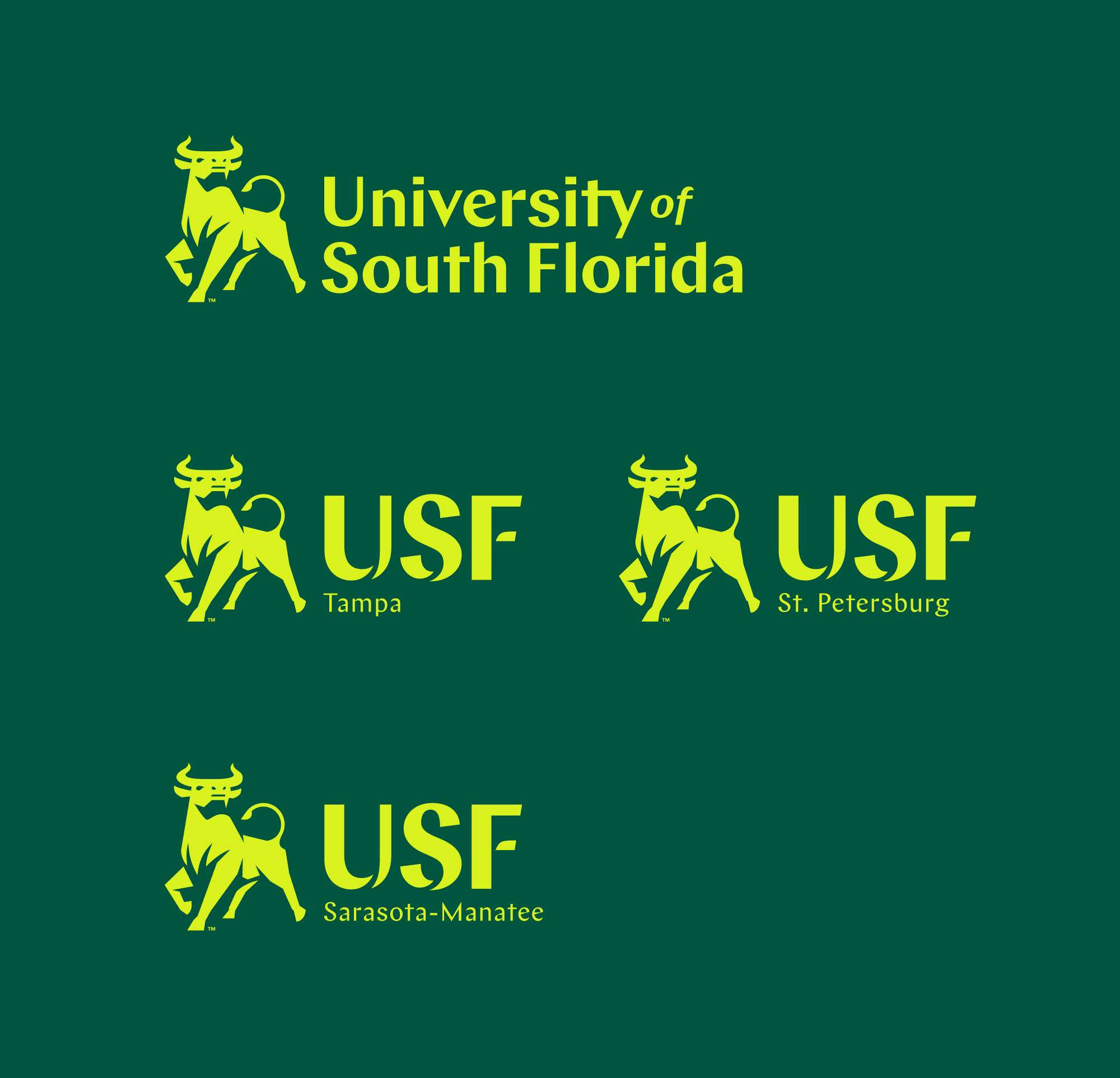 New Logo and Identity for University of South Florida by Spark