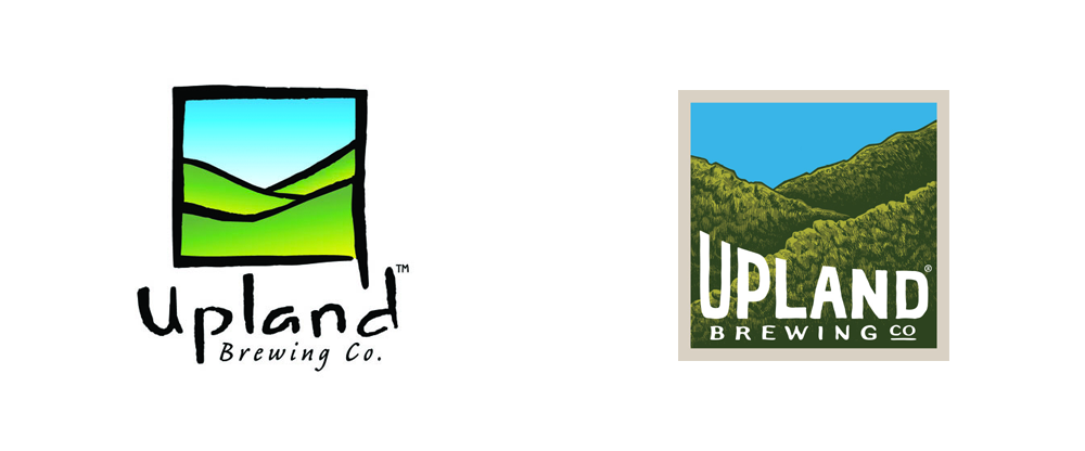 New Logo and Packaging for Upland Brewing Co. by Young & Laramore