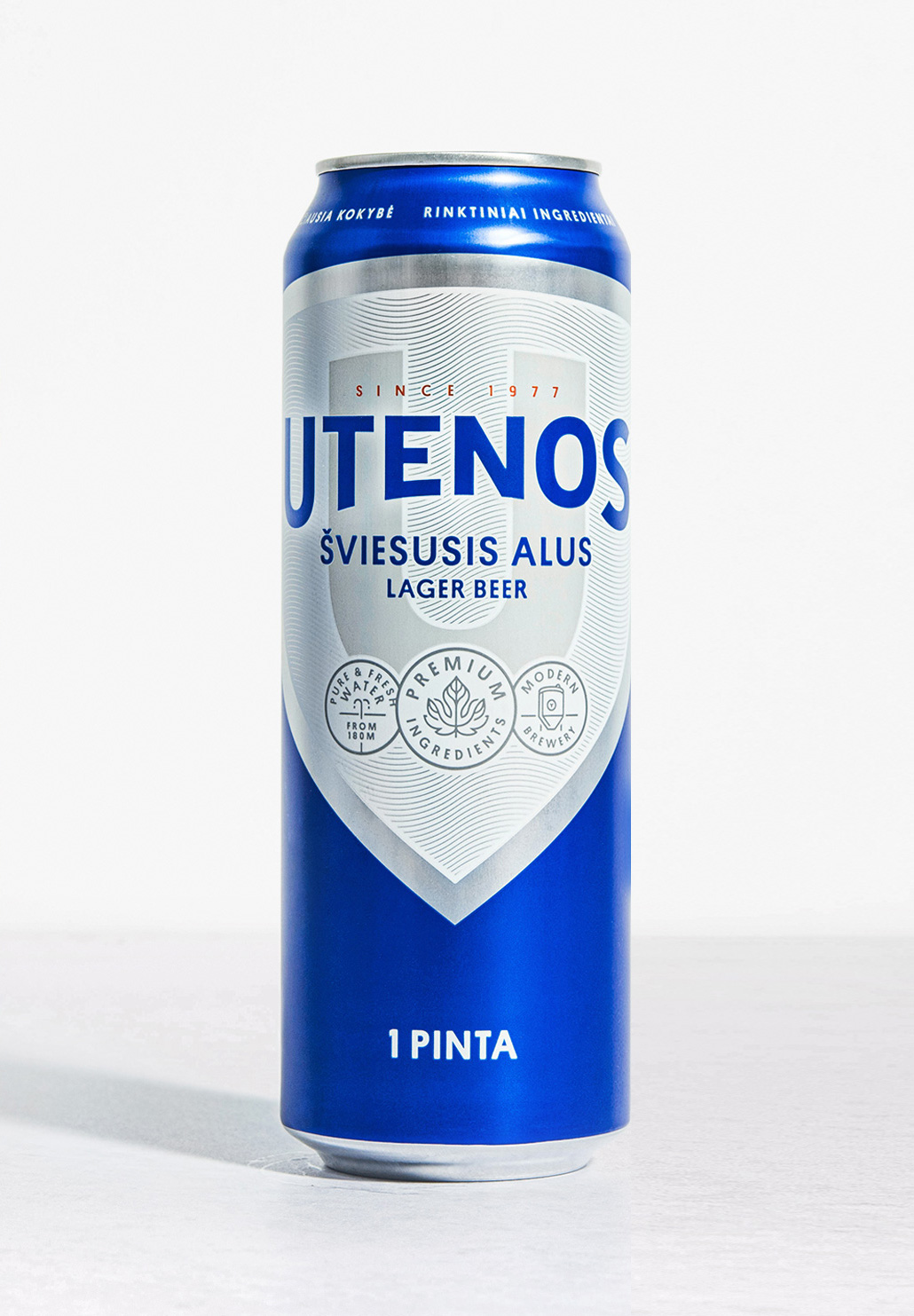 New Logo and Packaging for Utenos Alus by étiquette