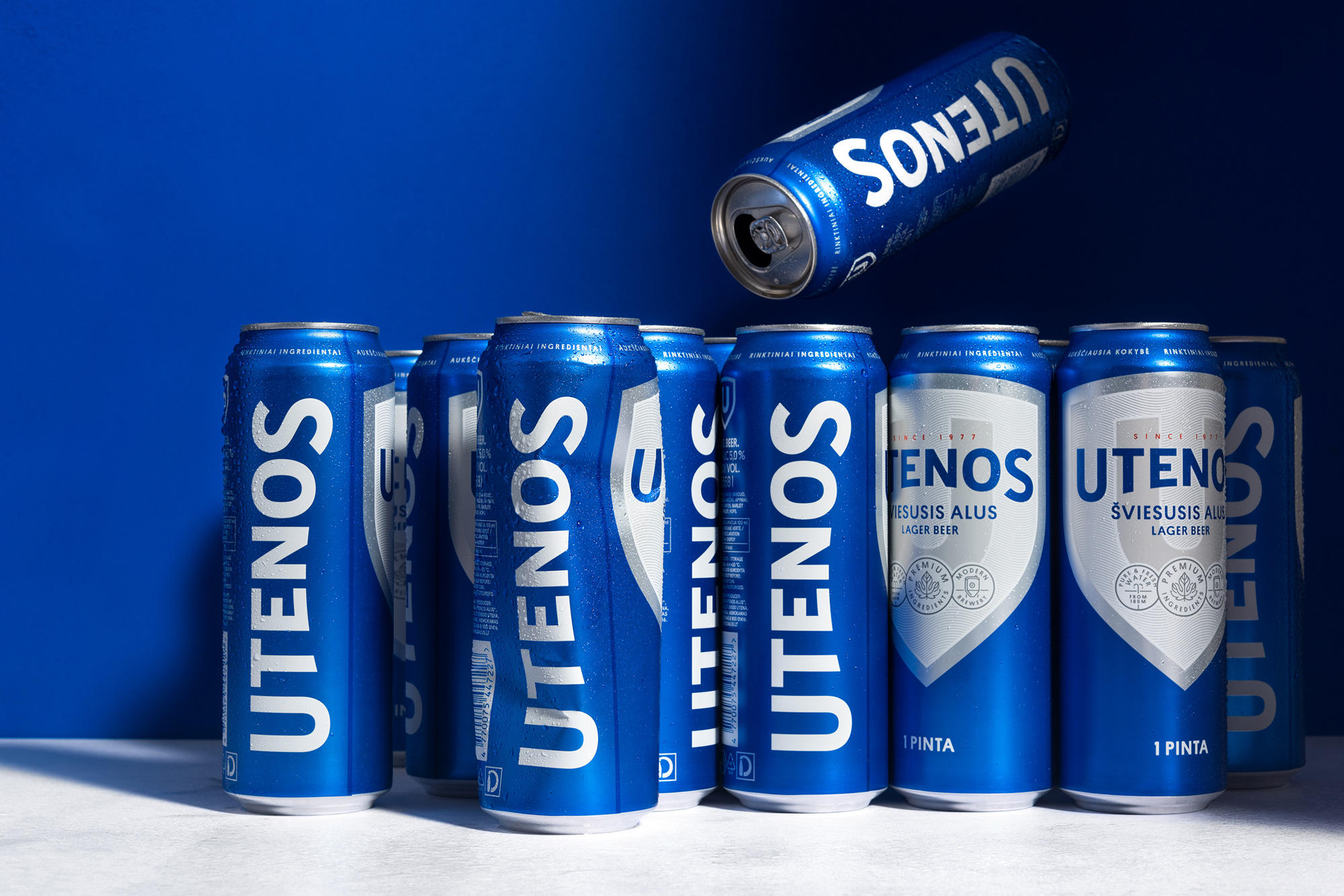 New Logo and Packaging for Utenos Alus by étiquette
