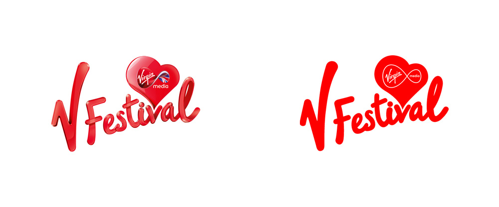 New Logo and Identity for V Festival by Saffron