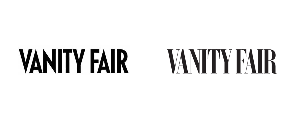 New Logo for Vanity Fair by Commercial Type