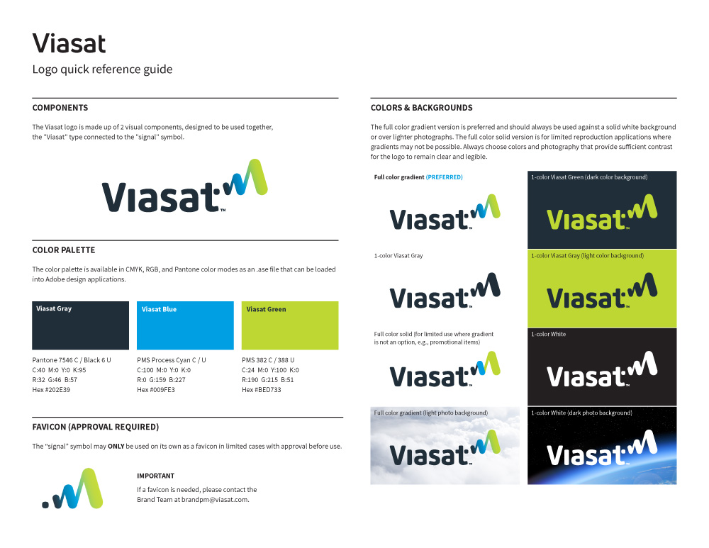 Brand New: New Logo for Viasat